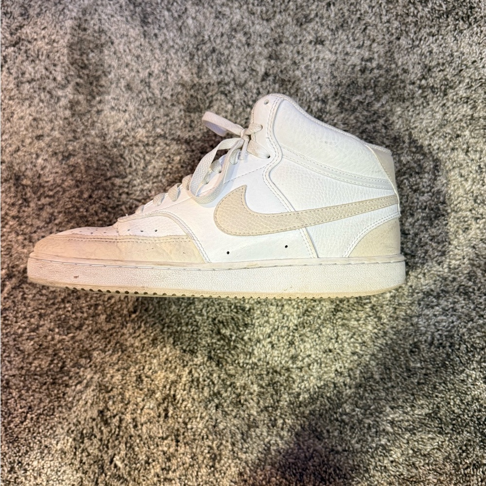 Nike Cream High-Top Sneakers woman’s 10